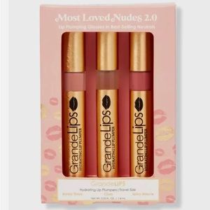 GrandeLIPS Hydrating Lip Plumper | Gloss(3 piece Set)